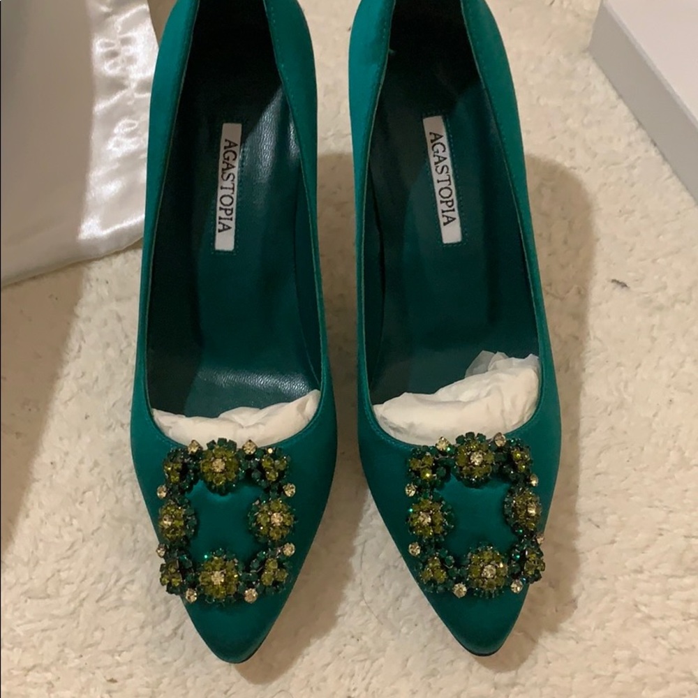 Green heels diamond Agastopia